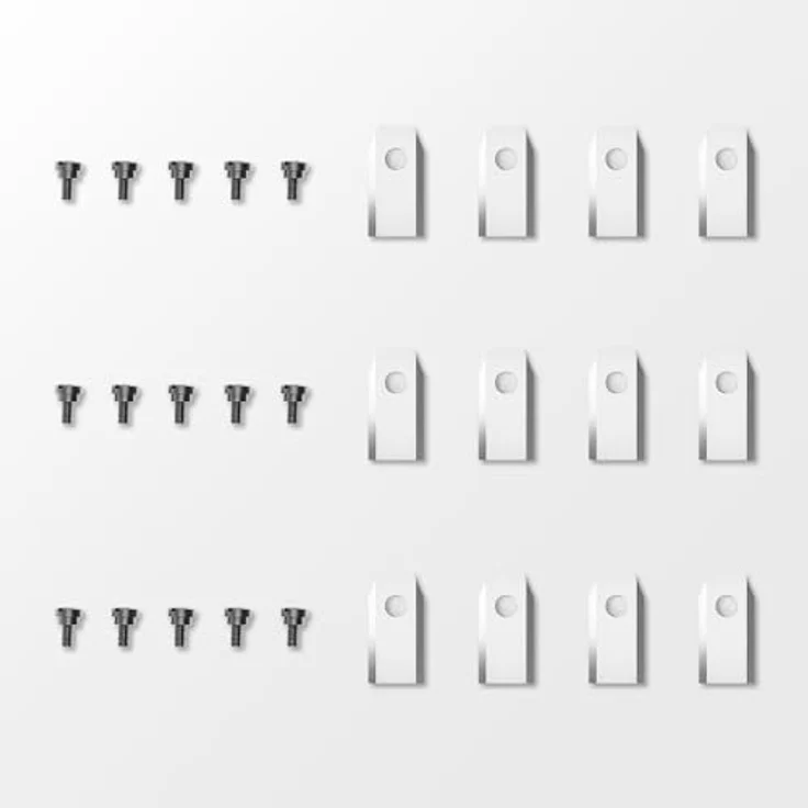 Sunseeker Ersatzmesser-Set für Rasenmäher, 12 Mähmesser in Silber für Mähroboter V3 & V3 Plus mit hoher Langlebigkeit – Bild 3