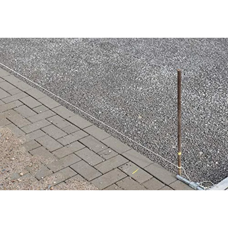 Connex Maurerschnur weiß - 100 m Länge - Ø 2,0 mm - Polypropylen geflochten - Knotenfest - Reißfest & Belastbar - Auf Spule - Richtschnur - Bauschnur - Lotschnur - Pflasterschnur - COX781550 – Bild 2