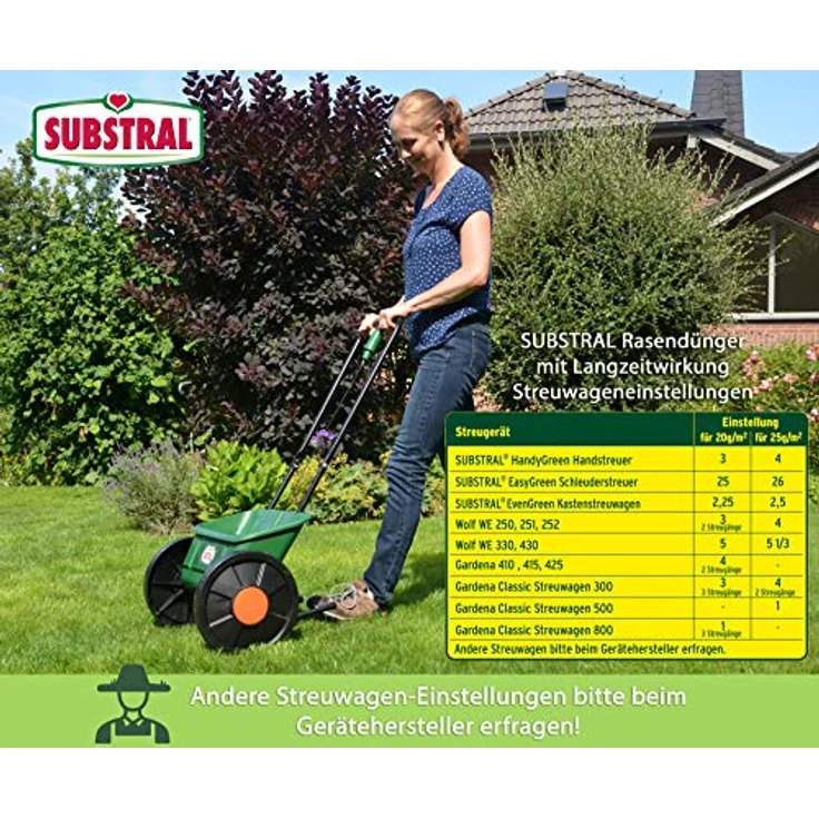 SUBSTRAL Rasendünger mit Langzeitwirkung f. 750 m² 15 kg – Bild 6