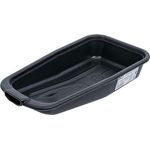 BGS 9994, Öl-Auffangwanne für Motorräder, 2 l, HDPE, 380 x 212 x 73 mm, niedrige Bauhöhe für Ölwechsel