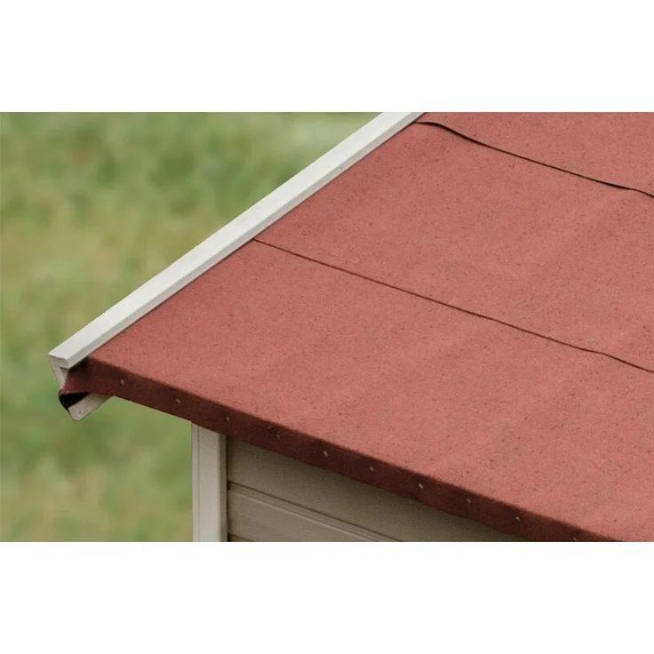 Karibu Selbstklebende Bitumendachbahn für Satteldachhäuser rot Rolle 2,5 qm – Bild 2