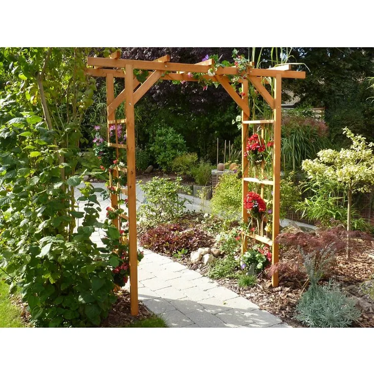 Promadino Rankkasten Pergola Anke honigbraun