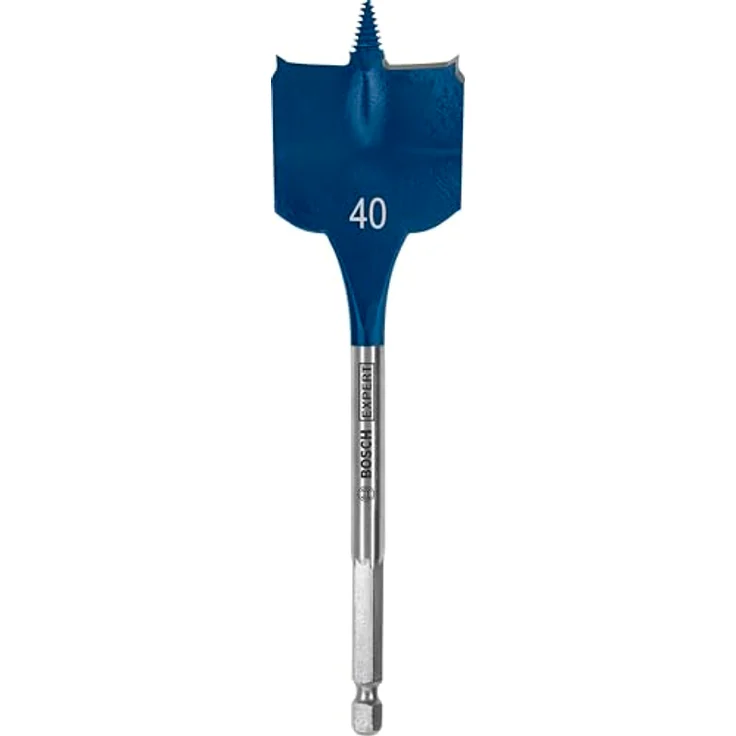 BOSCH EXPERT Self Cut Speed Flachfräsbohrer 40 x 152 mm, Hochgeschwindigkeitsbohrer für Holz, automatische Gewinde-Vorschubtechnik – Bild 1