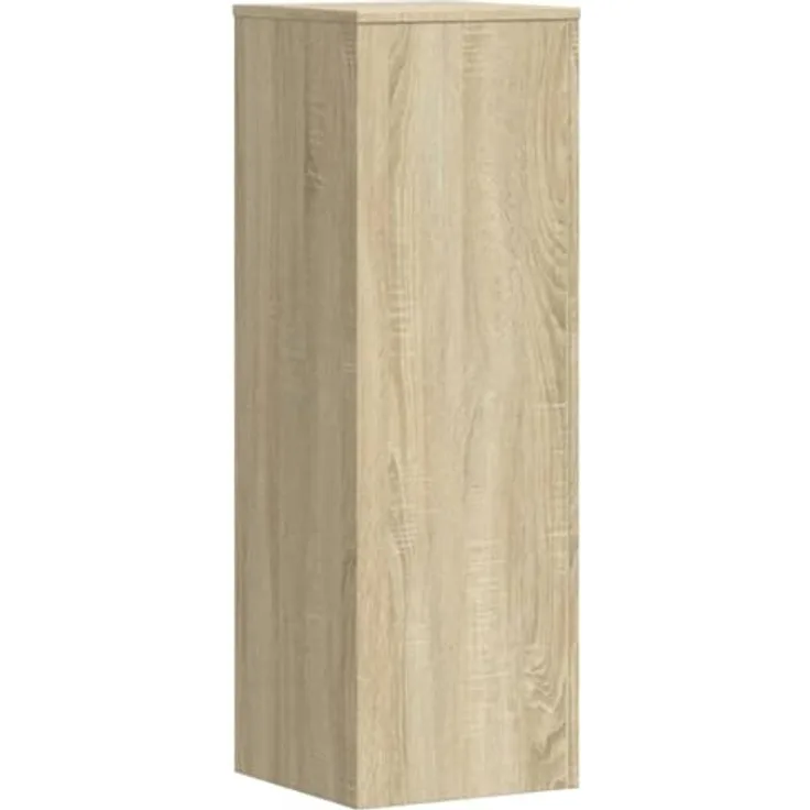 vidaXL Blumenständer Pflanzenständer Sonoma-Eiche 33x33x100 cm Holzwerkstoff (1 St) - Stabiles und langlebiges Material, zeitloses Design
