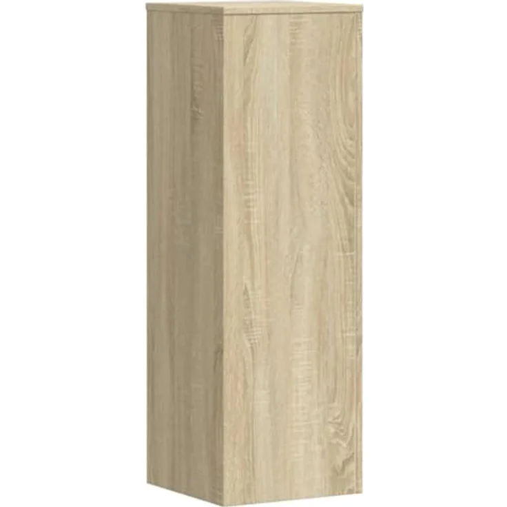 vidaXL Blumenständer Pflanzenständer Sonoma-Eiche 33x33x100 cm Holzwerkstoff (1 St) - Stabiles und langlebiges Material, zeitloses Design – Bild 1