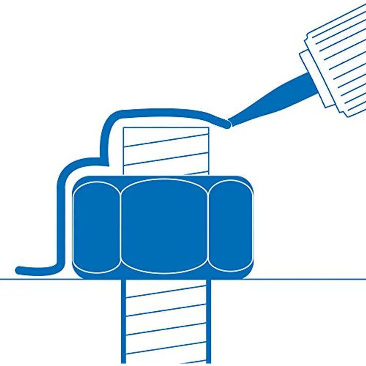 WEICON Schrauben-Sicherungslack, schnelltrocknender Kennzeichnungs- und Plombierlack, 30 g, Gelb – Bild 5