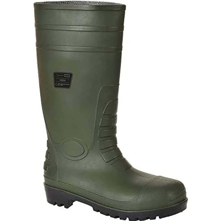 Portwest FW95 Total-Sicherheitsgummistiefel S5, wasserdicht, öl- und chemikalienresistent, grün, Größe 43 – Bild 2