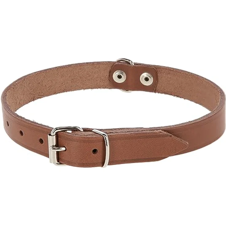Kerbl Pet Mexica Halsband Taupe 18 mm, 34-42 cm genietet – Bild 1