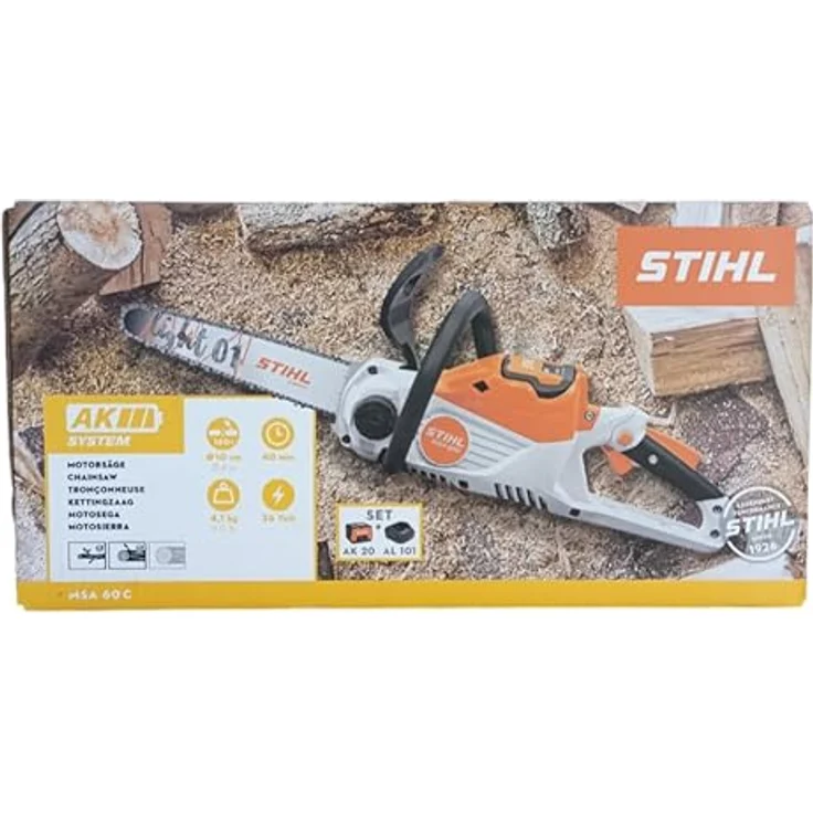 STIHL Akku-Kettensäge "MSA 60 C-B", 30 cm Schienenlänge, mit Akku und Ladegerät, leise, PM3-Kettentyp, QuickStop Super-Kettenbremse, Ematic-System. – Bild 6