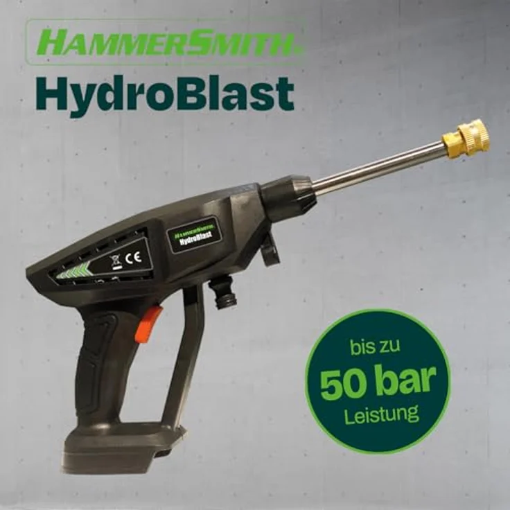 Hammersmith HydroBlast Hochdruckreiniger (Akkubetrieb, 21V Lithium-Ionen-Akku) - Preisvergleich – Bild 2