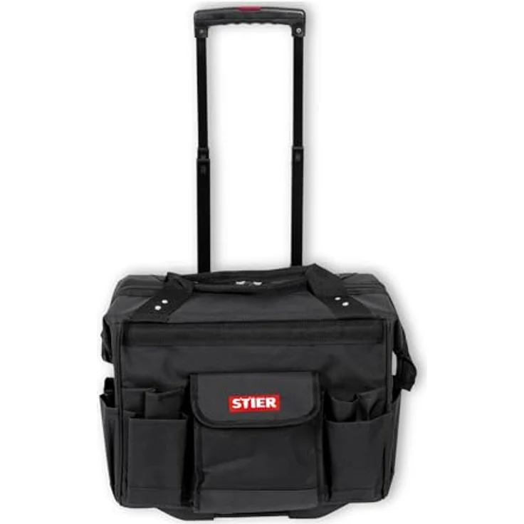 Stier Werkzeugtrolley Premium, 460 x 260 x 430 mm, robuster Tragegriff, Teleskopgriff, reißfestes Polyester – Bild 1