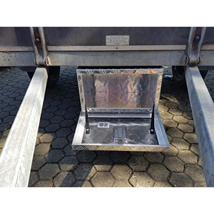 Alutec Transportwagen Truck 23, Aluminium-Riffelblech mit Anfahr- und Unterfahrschutz, vielseitig nutzbar als Tisch – Bild 4
