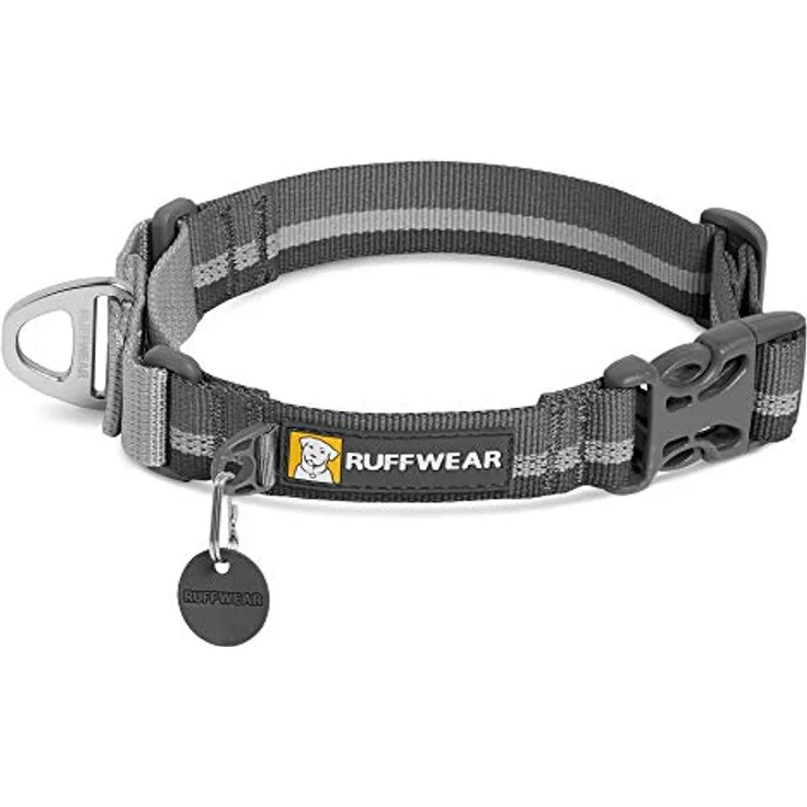 RUFFWEAR - Web Reaction Collar, Granite Grey, 23"-26"