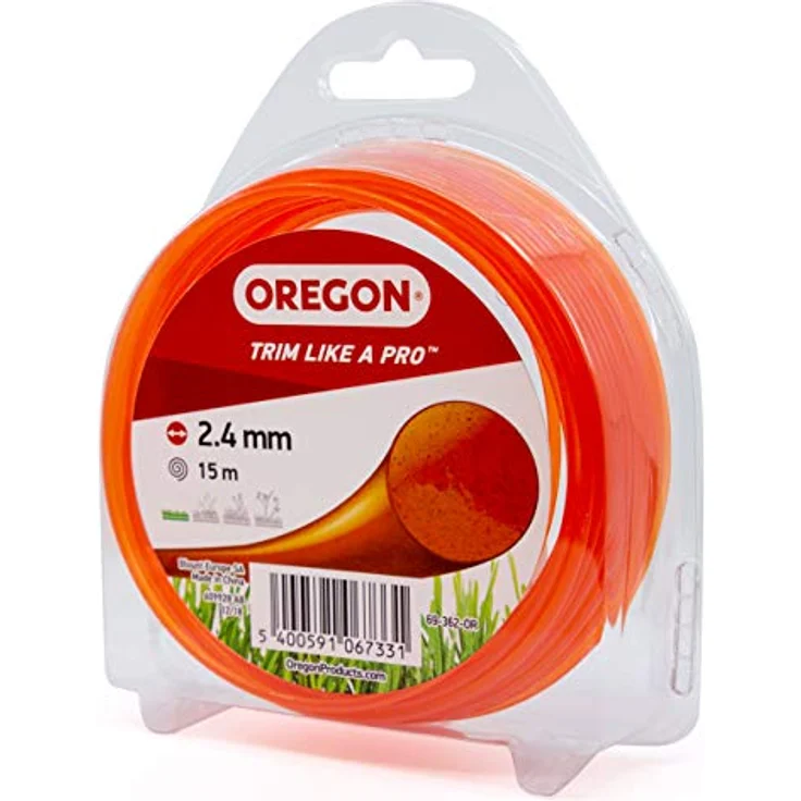 Oregon 69-350-Y Rasentrimmerfaden Draht für Rasentrimmer und Freischneider, Gelb, 69-362-OR – Bild 6