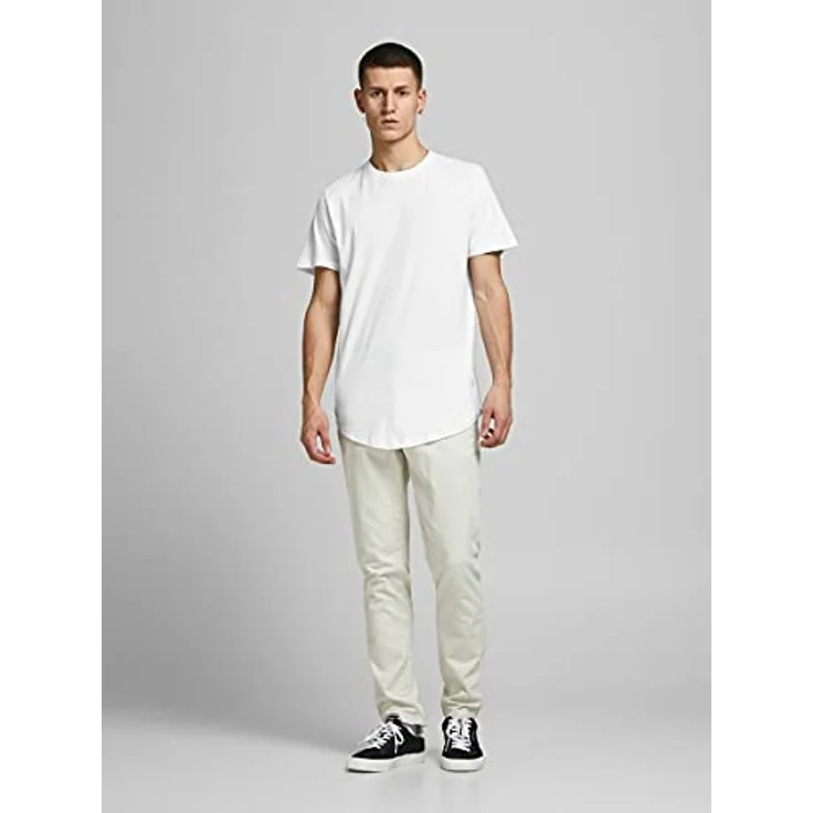 Jack & Jones Noa, Herren Shirt im 3er-Pack, kurzärmelig, Rundhalsausschnitt, weiss und schwarz, Größe L – Bild 4