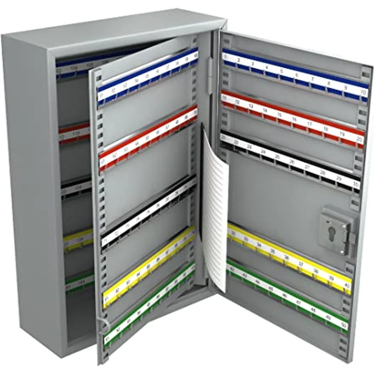 BASI Tresor Schlüsselschrank (Spar-Set) mit 150 Haken, PZ-Vorrichtung, H550xB380xT140 mm, inklusive Halbzylinder – Bild 4