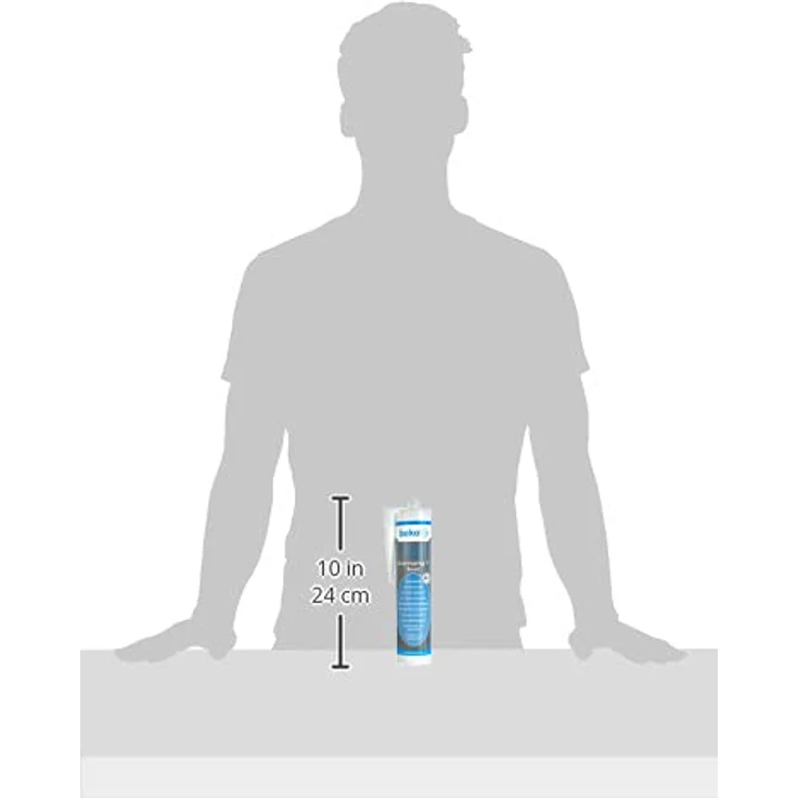 beko Strukturdicht 310 ml, weiß-strukturiert, plastoelastische Fugendichtmasse für Putz, Fassade und Mauerwerk – Rissabdichtung – Bild 4