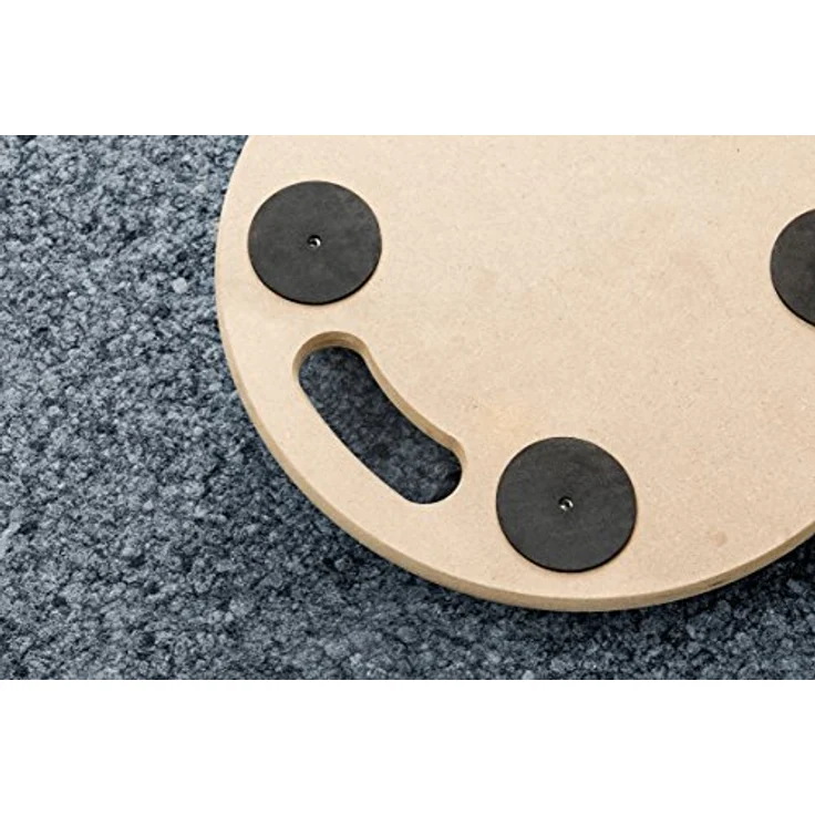 Metafranc Pflanzenroller Ø 350 mm - 150 kg Tragkraft - MDF-Platte - PP-Räder - Möbelroller - Untersetzer mit Rollen - Transporthilfe für Pflanzen - 821350 – Bild 4