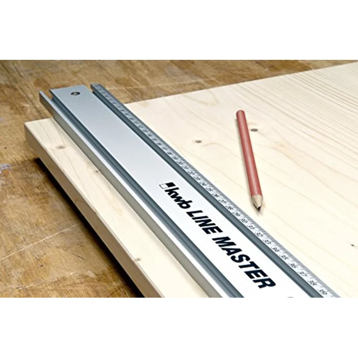 kwb LINE MASTER Präzisionslineal 1000-mm Universal-Führungsschiene für Kreissäge, Stichsäge und Oberfräse – Bild 6