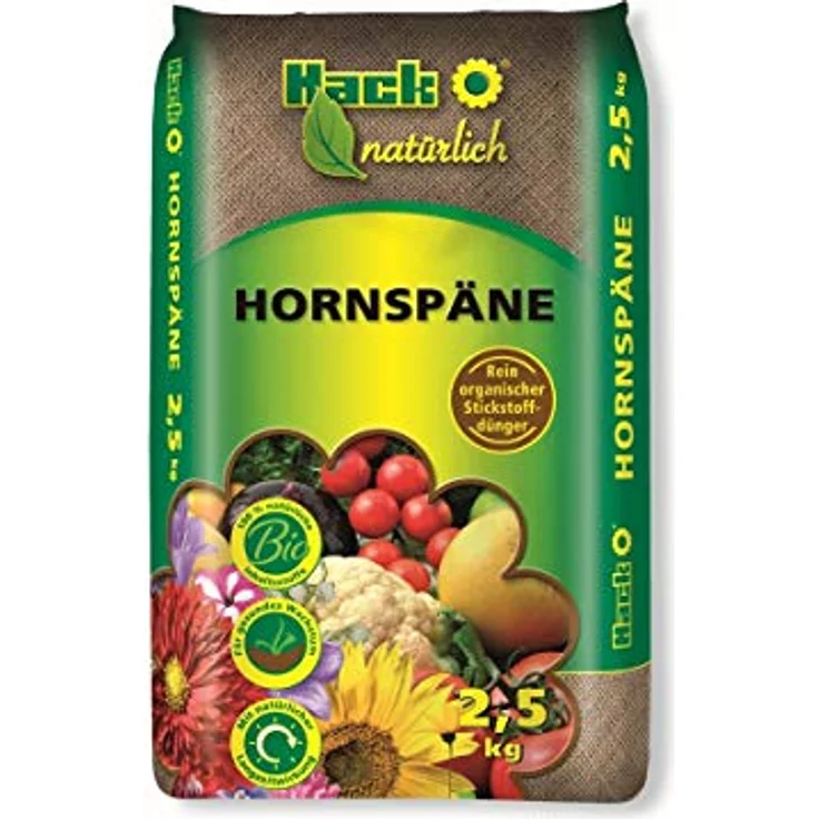 Hack Hornspäne 14%N 2,5 kg – Bild 2