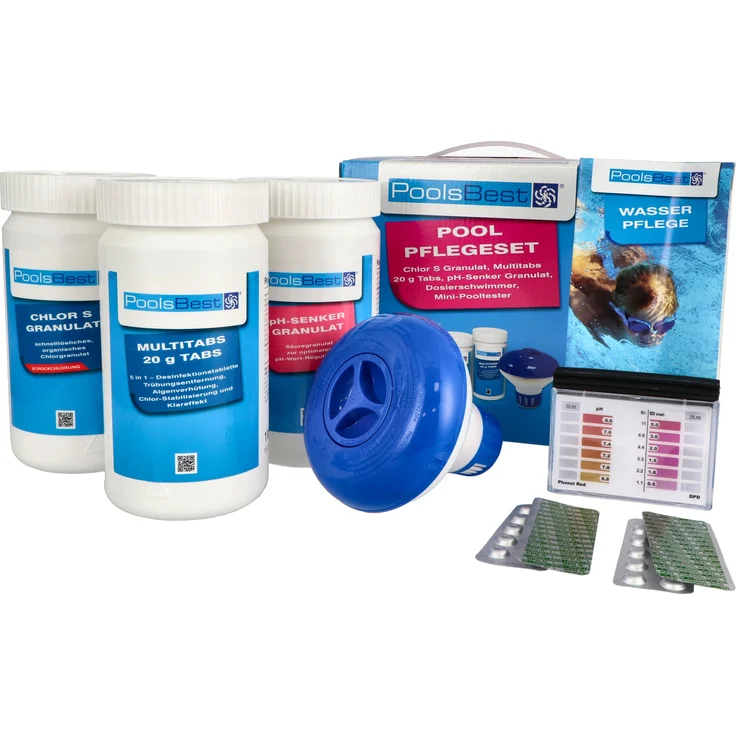 PoolsBest® Pool Starter Set 5in1 für Pool-Anfänger – Bild 1