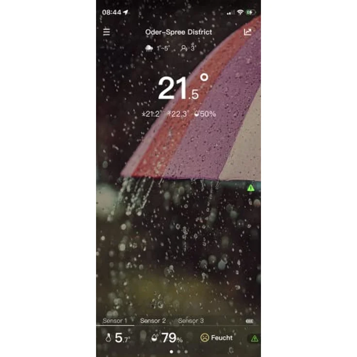 Direkt Wetter WD2000 Internet Wetterstation mit kostenloser Direkt Wetter App, WLAN Wetterstation, 4 Tagesvorhersage – Bild 2