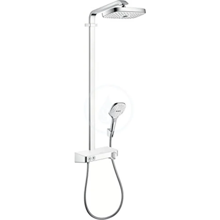 hansgrohe CROMA 100 1jet/Porter'S Set DN 15 Isiflex Brauseschlauch 1250 mm chrom – Bild 2