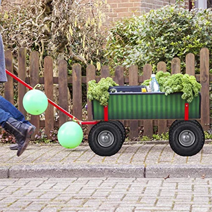 Relaxdays 2 x Schubkarrenrad 4.80 4.00-8, luftbereiftes Ersatzrad inkl. Achse, Stahlfelge, Komplettrad bis 120 kg, schwarz - Preisvergleich – Bild 5