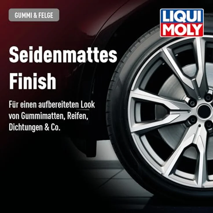 Liqui Moly Gummipflege Auto-Reinigungsmittel, für Gummimatten und Reifen, verleiht seidenmatten Glanz, 1-Stück – Bild 4