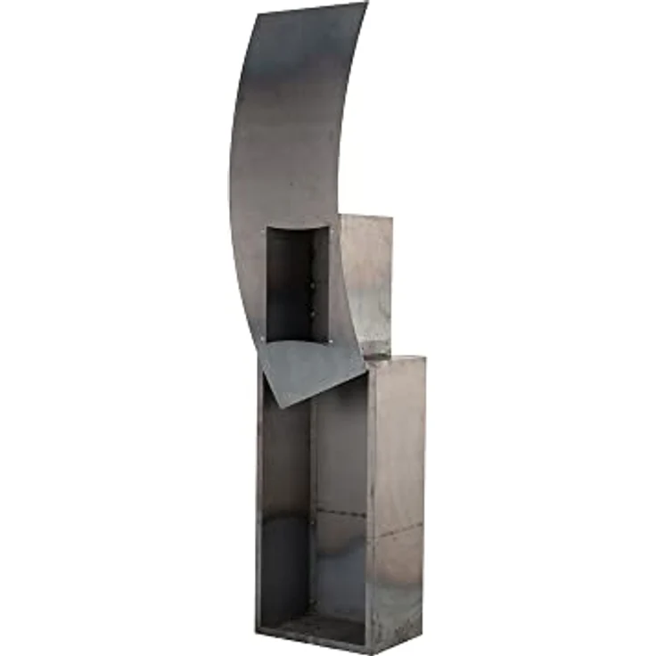 HOME DELUXE - Gartenfeuer Swing - Maße: 220 x 60 x 36 cm I Feuerstelle Holzlager Holzaufbewahrung – Bild 3