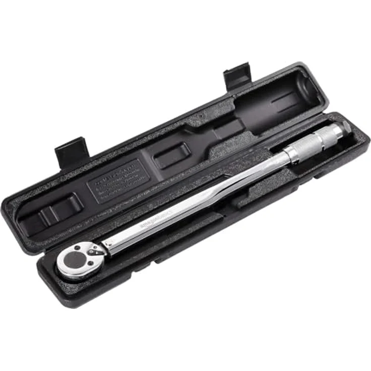 AmazonBasics Einrastender, robuster 1-2-Inch-Drehmomentschlüssel, 25-250 ft.-lb, 33.9-338.9 Nm – Bild 2