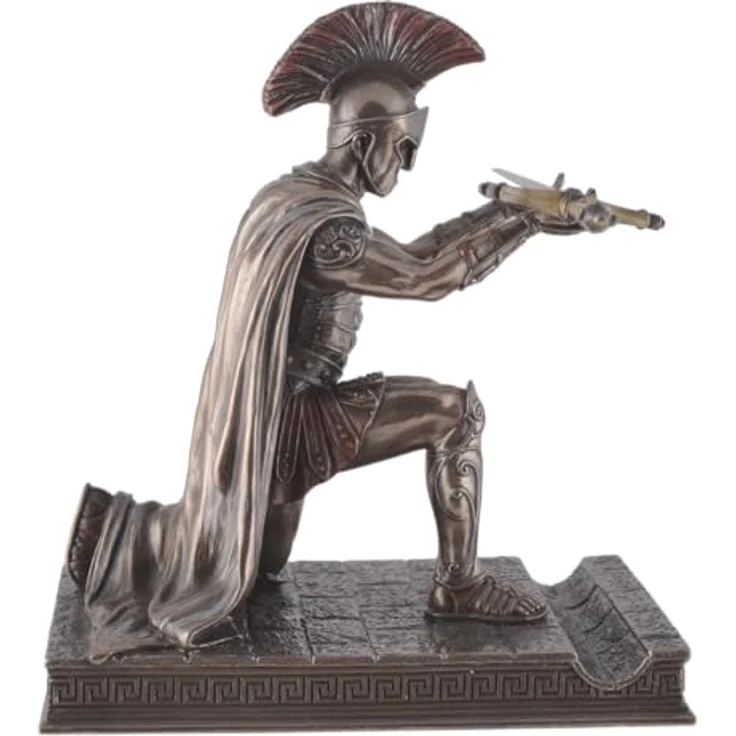 Veronese 708-7407 Brieföffner römischer Zenturio kniet mit Schwert Skulptur Figur Rom Legion – Bild 4
