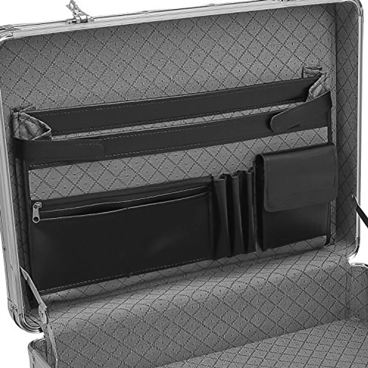 Aktenkoffer Aluminium Attaché Koffer Silber business Zahlenschloss abschließbar – Bild 9