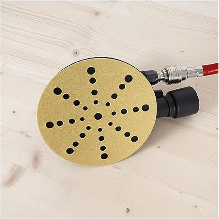 STIER Schleifscheiben Universal D150 / P150 / 16-Loch / 50 Stk., Exzenterschleifpapier, 150mm, Made in Germany – Bild 5