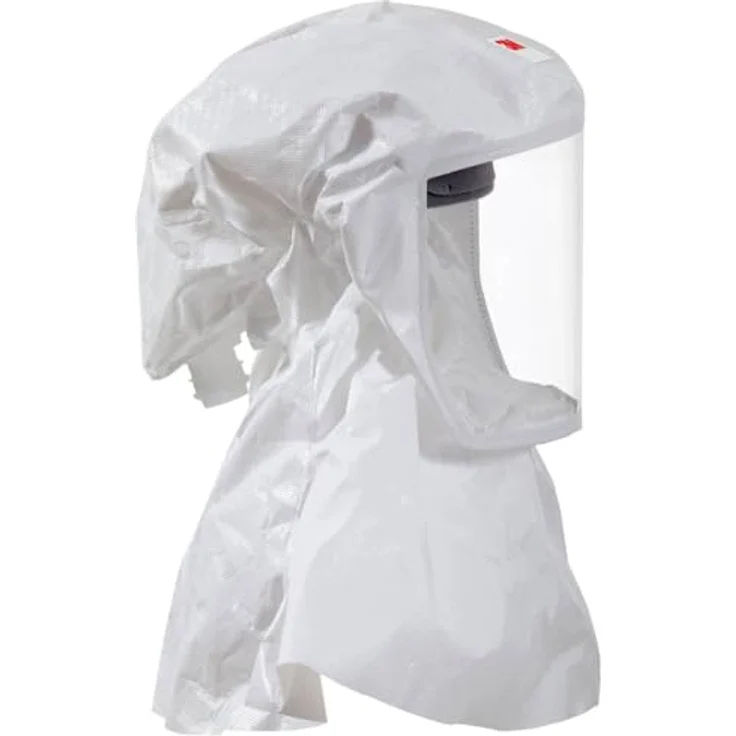 3M S-433L Einwegleichthaube, TH3 Schutz für Kopf und Gesicht, weiß – Bild 2