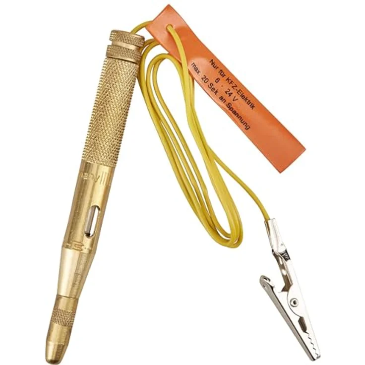 H+H Werkzeug 4598A Schwachstromprüfer Autolichtprüfer-Prüflampe 6-24V 125 mm Made in Germany – Bild 3