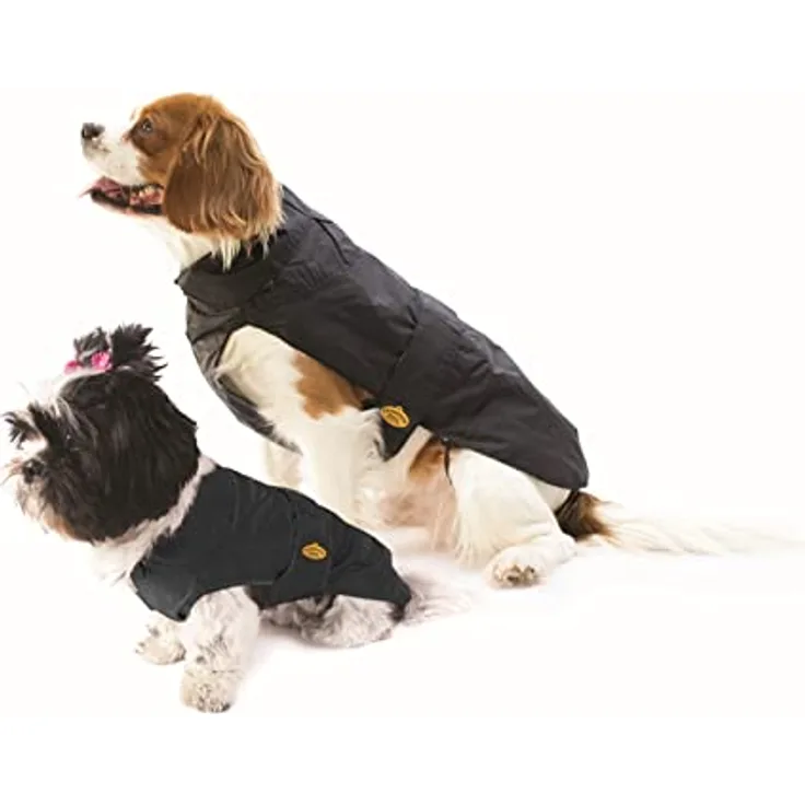 Fashion Dog Regenmantel für Hunde - Schwarz - 60 cm