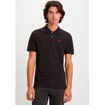 Levi's® Poloshirt LE SLIM HOUSEMARK POLO, schmales Shirt mit Stretch-Qualität, Herren, schwarz
