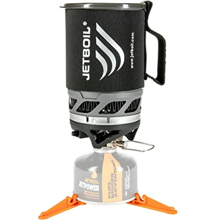 Jetboil MicroMo, Gaskocher mit 0,8 L FluxRing-Topf, stufenloser Regler und Piezozündung, leicht und kompakt – Bild 1