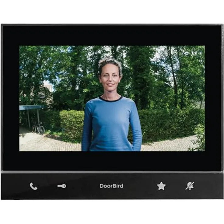DoorBird A1103 IP Video Innenstation Black Edition, 7 Zoll Touch-Display, WLAN, LAN, Raum-zu-Raum-Kommunikation, PoE Unterstützung