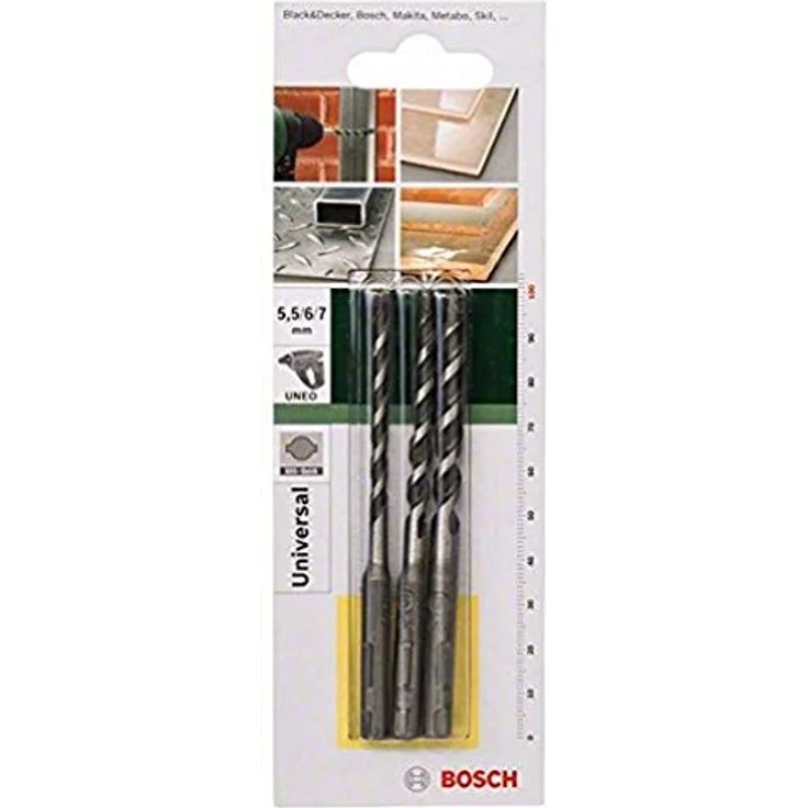 Bosch 3tlg. Mehrzweckbohrer-Set SDS-Quick – Bild 2