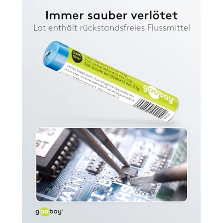 FixPoint Lötzinn ø 1,0mm 12,5g Rolle, bleifrei – Bild 6