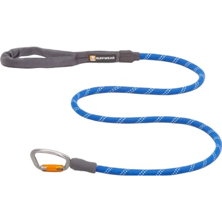 RUFFWEAR Knot-a-Leash Reflektierende Hundeleine, große, zugfreie 1,5 m Hundeleine, L, Blue Pool, leicht und robust, mit gepolstertem Griff – Bild 1