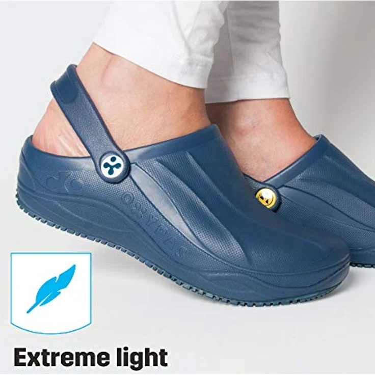 OXYPAS Smooth Krankenhaus Clogs aus EVA NAVY Gr. 40 1 Paar – Bild 7