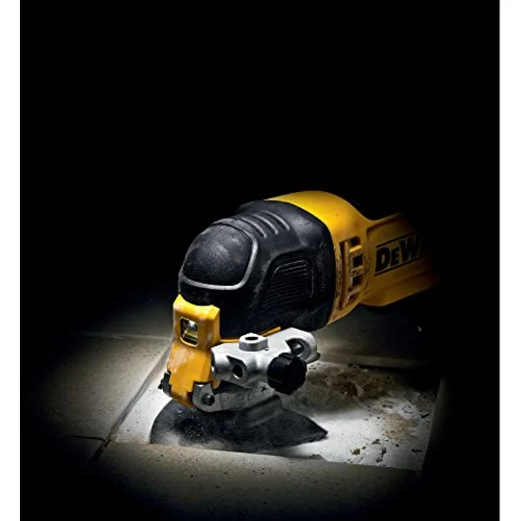 DeWalt Hartmetall-Raspel (Multitool-Zubehör- zum groben Schleifen von Fliesenkleber, Beton und Holz, optimierte Hartmetall-Körnung für effektiven Materialabtrag) DT20719 – Bild 4