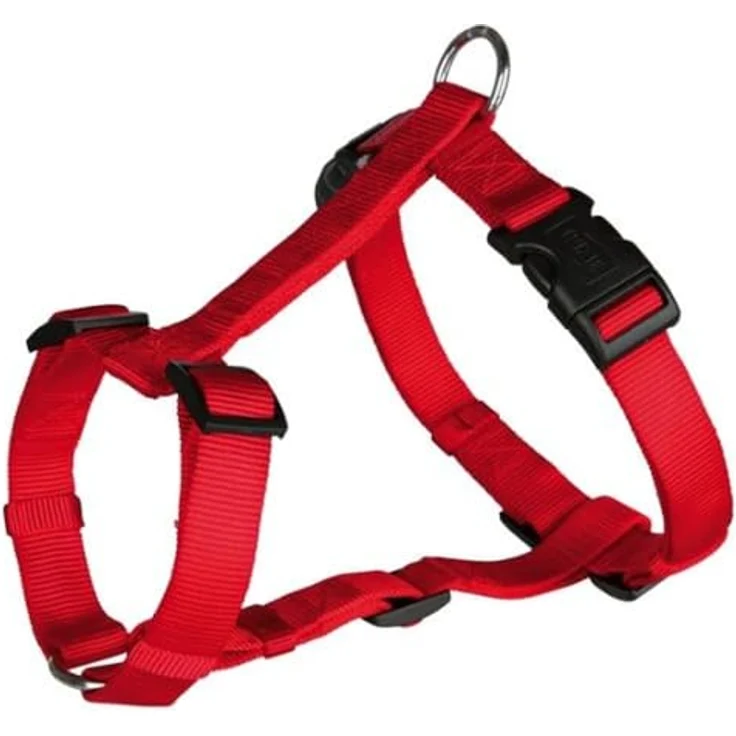 Trixie Classic H-Geschirr schwarz S-M: 40-65 cm/15 mm – Bild 3