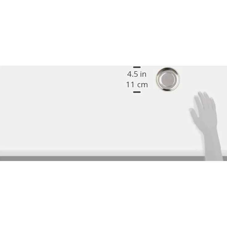 PEREL HPUT2D Display mit 10 Magnetschalen, 10 cm, Werkzeugaufbewahrung, Deutschland – Bild 2