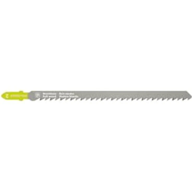 FEIN Stichsägeblatt für Holz CV 130 T4 SW SC - 5 Stück, Chrom-Vanadium, 6 TPI Zahnteilung, für F-IRON Jig 26 AS - Stichsägeblätter, Holzwerkstoffe 63503177010