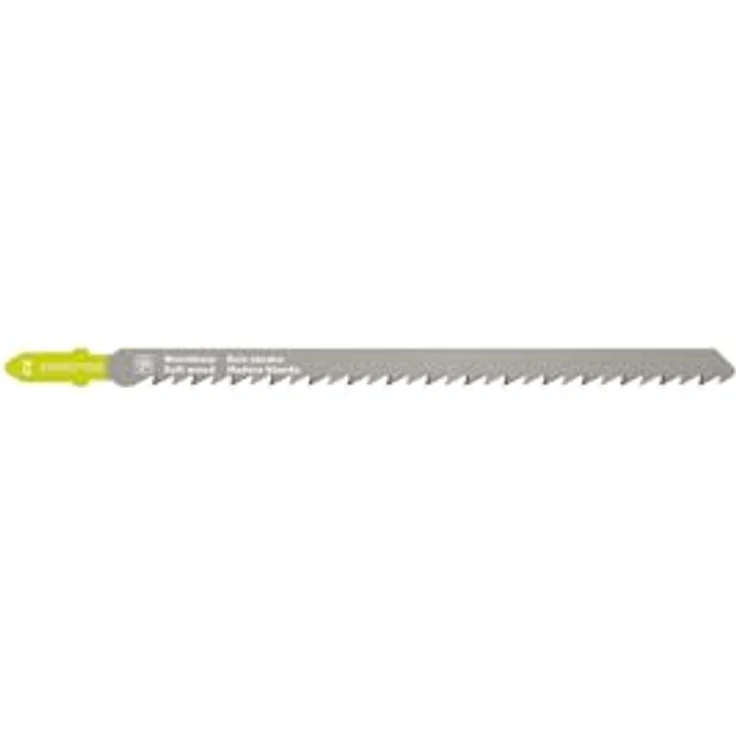 FEIN Stichsägeblatt für Holz CV 130 T4 SW SC - 5 Stück, Chrom-Vanadium, 6 TPI Zahnteilung, für F-IRON Jig 26 AS - Stichsägeblätter, Holzwerkstoffe 63503177010 – Bild 1
