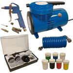 Mauk Airbrush Komplett-Set Kompressor Airbrushpistole